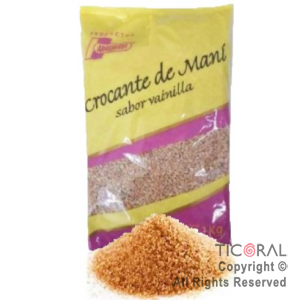 CROCANTE DE MANI SABOR VAINILLA SIN CARAMELIZAR 1KG x 1 ARGENFRUT